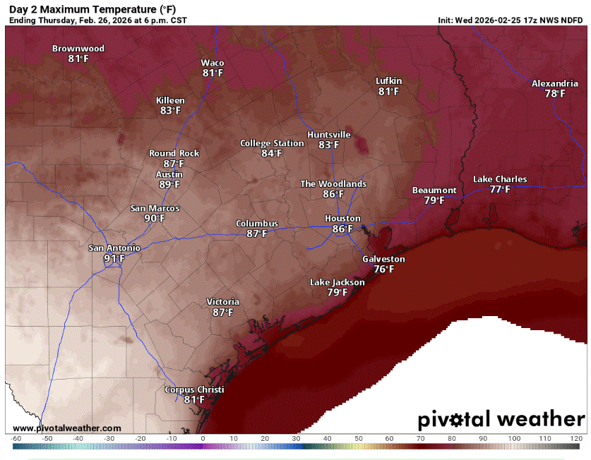 Austin could approach 90 degrees Thursday. Here's what we know.