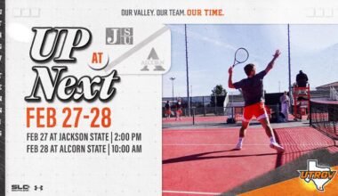 Men’s Tennis Set for Mississippi Road Trip