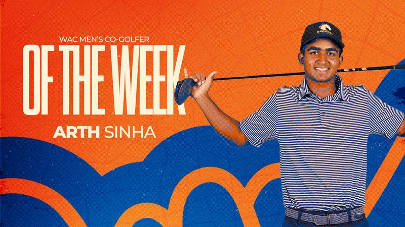 Sinha named WAC Men's Co-Golfer of the Week