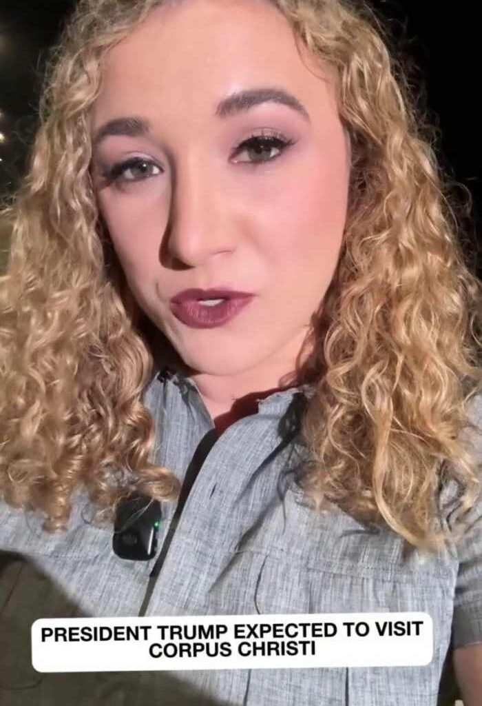 Avery Everett is in Corpus Christi ahead of President Donald Trump’s expected visit on Friday