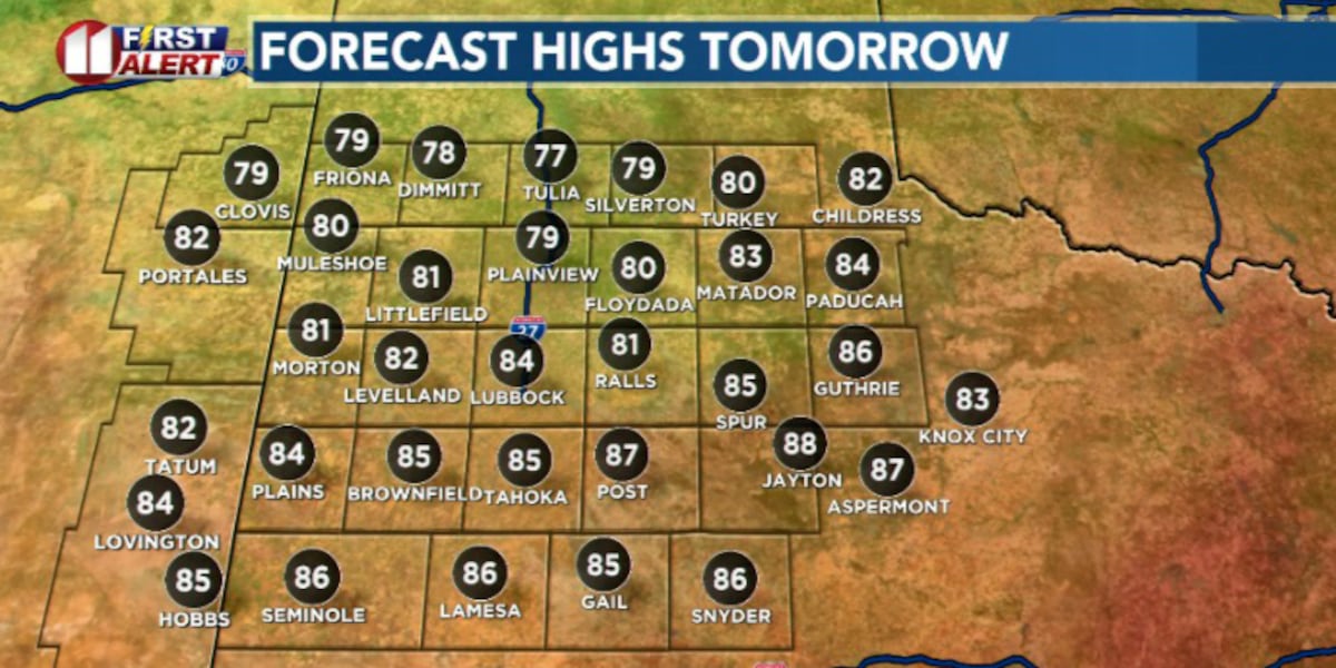 Dry, warm weather continues through the weekend