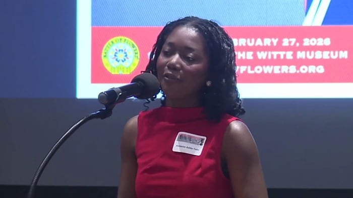 College students compete in 101st Battle of Flowers Oratorical Contest