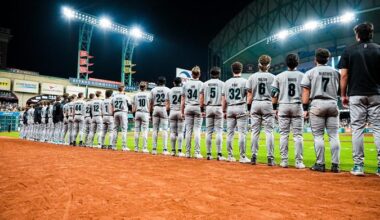 Baseball Falls to Texas, 8-1