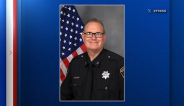 Procession held for Fort Bend County Deputy Kenneth Lewis killed in hit-and-run crash