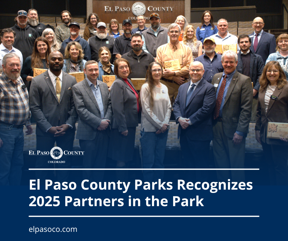 El Paso County Parks Recognizes 2025 Partners in the Park