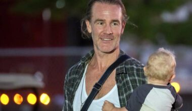 Actor James Van Der Beek attends a concert in Austin, Texas, on Oct. 21, 2022.