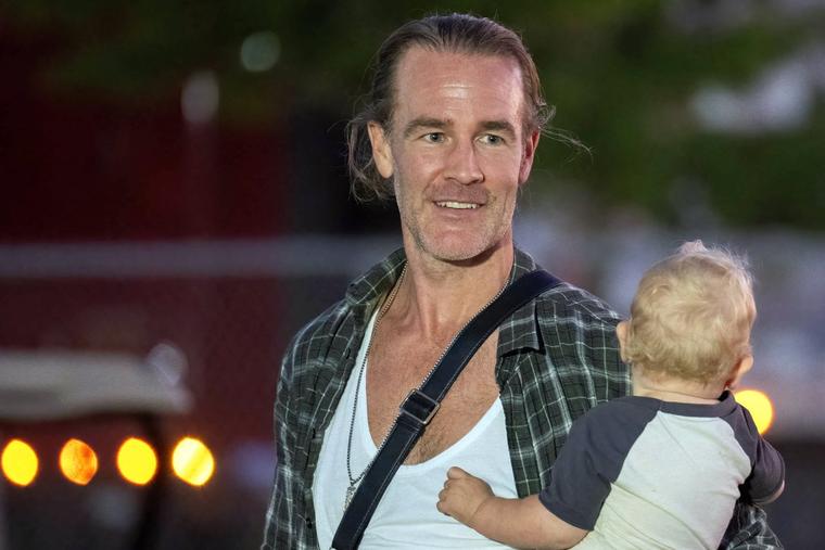 Actor James Van Der Beek attends a concert in Austin, Texas, on Oct. 21, 2022.