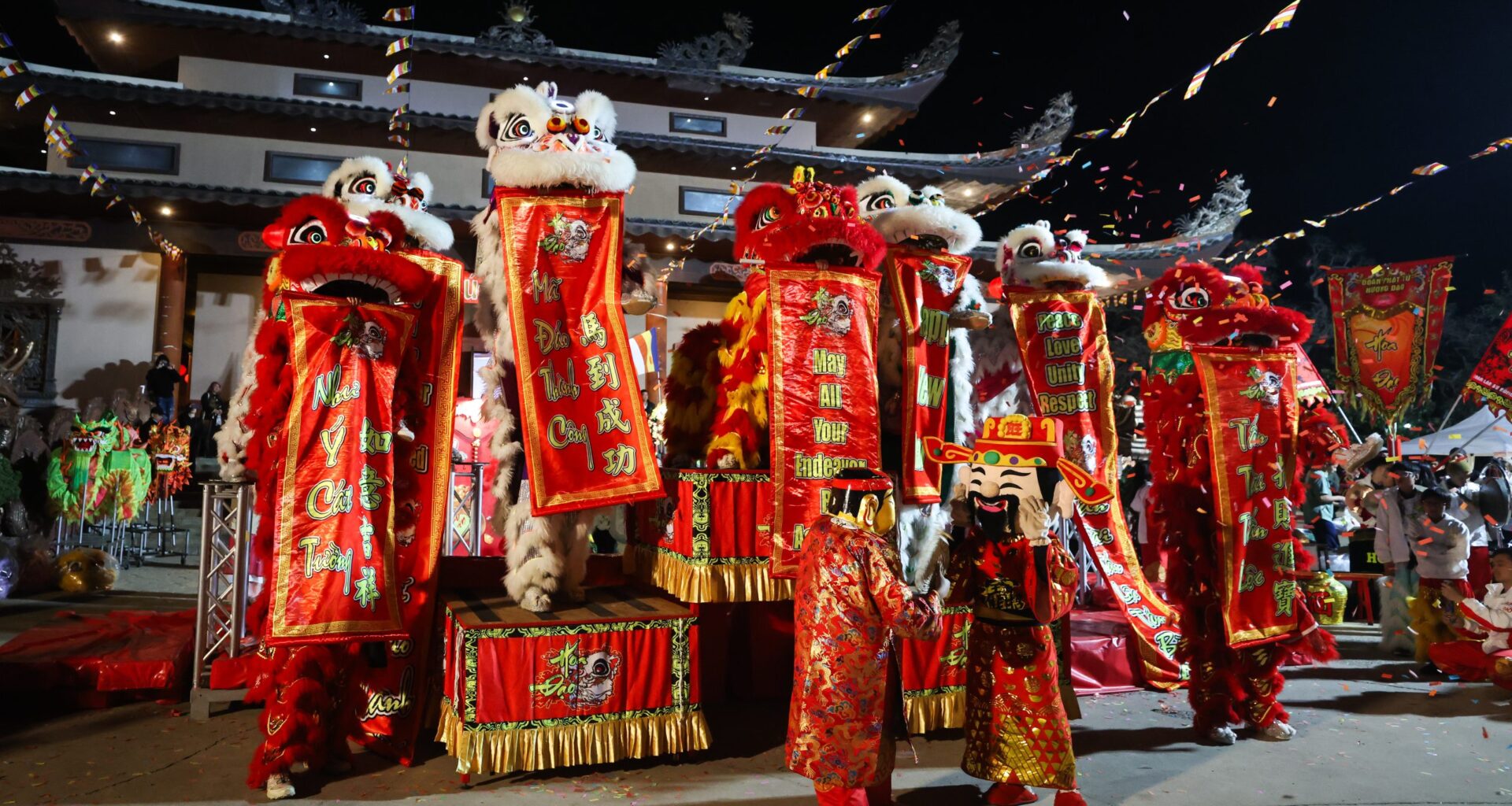 Monks’ Lunar New Year festivities at Fort Worth temple include Walk for Peace reflections