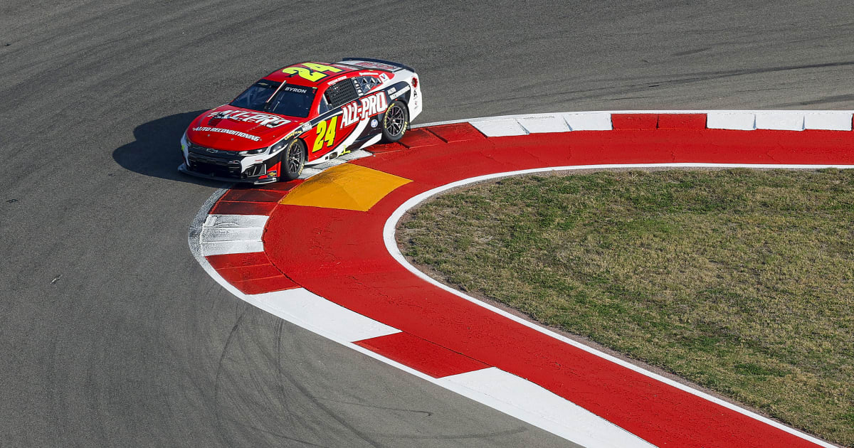 Chase Elliott fifth, William Byron 10th in Cup Series starting lineup at COTA