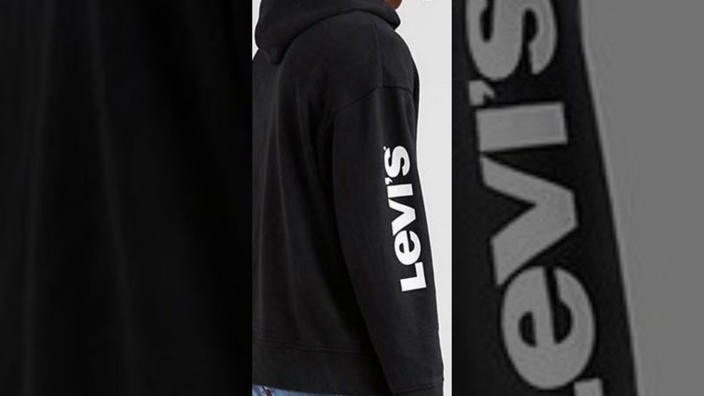 Levi's hoodie, investigators say the man in the surveillance video is wearing. Credit: Crime Stoppers of El Paso
