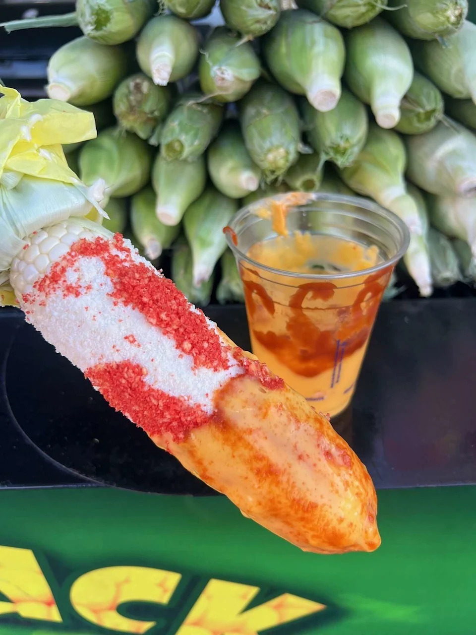 Loco Broach Elote will be new at the Houston rodeo carnival this year. (Houston Livestock Show and Rodeo)