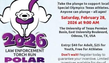Odessa police invite community to Polar Plunge benefiting Special Olympics Texas