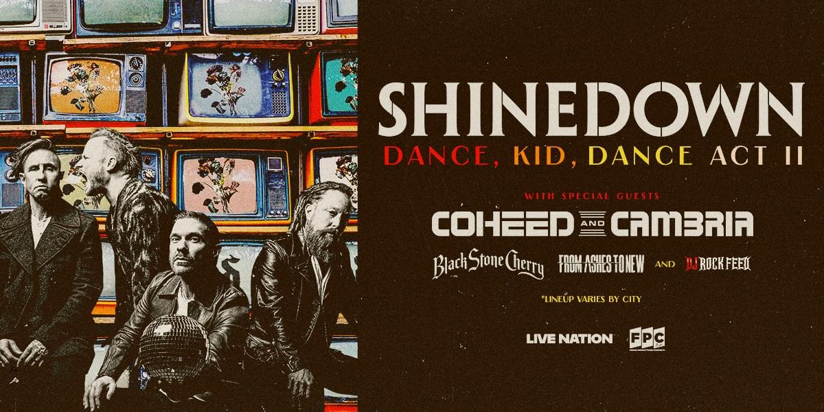 Shinedown announces massive world tour, band coming to Lubbock on July 30th