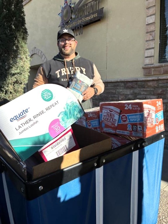 MTC facilities donate essential supplies to Opportunity Center