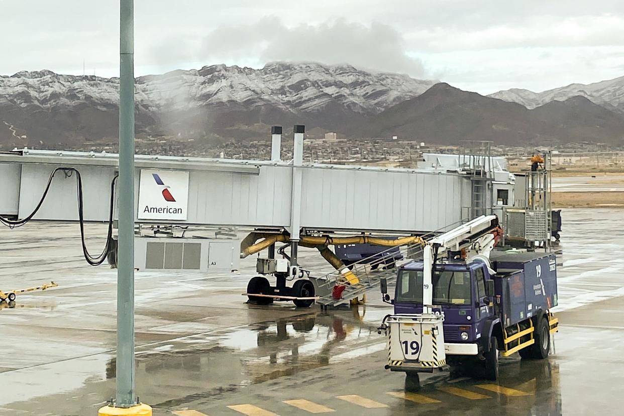 El Paso International Airport in 2023. (Claudia Hernández / NBC News file)
