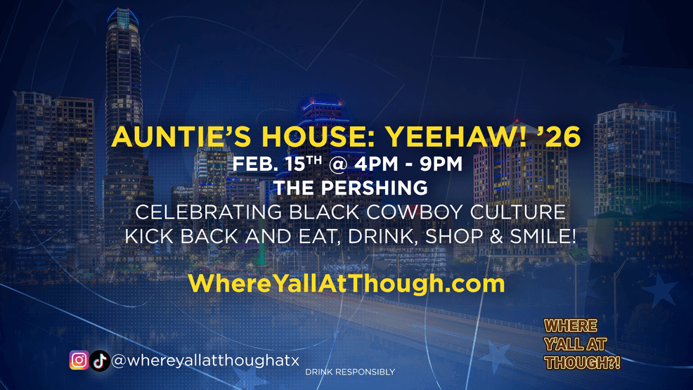 Where Y’all At Though!? invites you to "Auntie’s House: Yeehaw!" for Black History Month