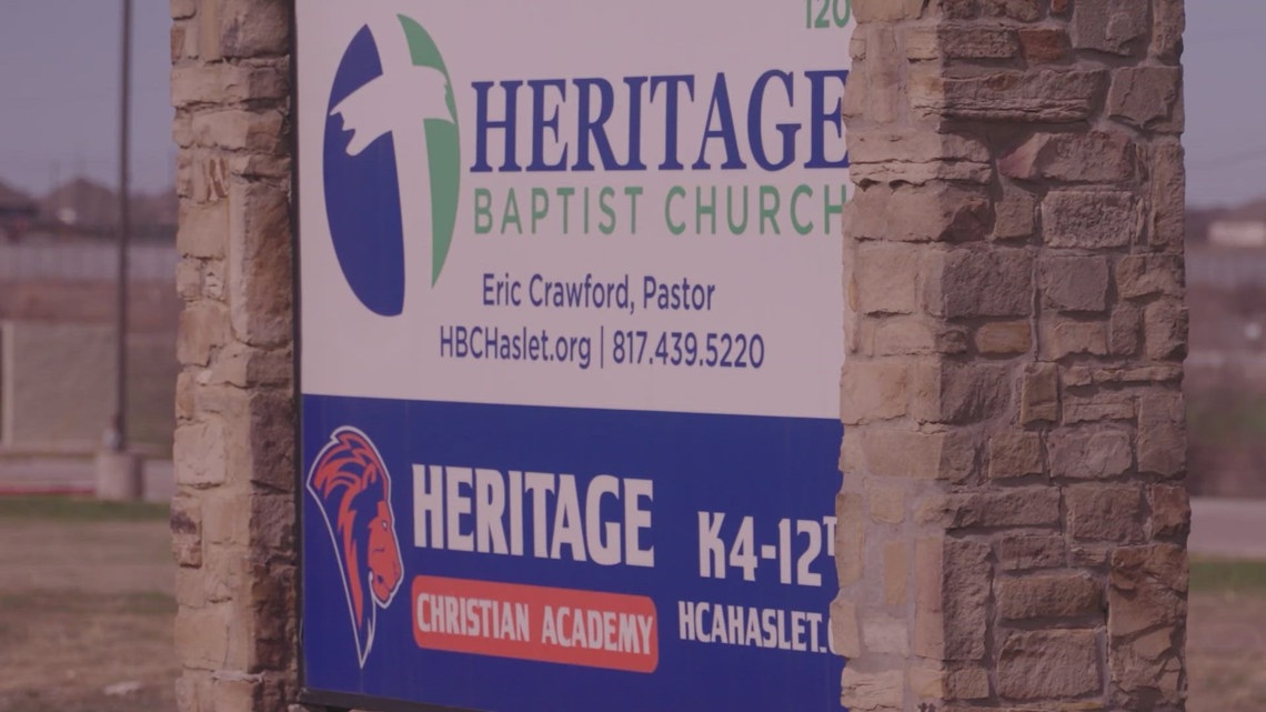 Parents sound alarm over registered sex offender at Heritage Christian Academy in Haslet