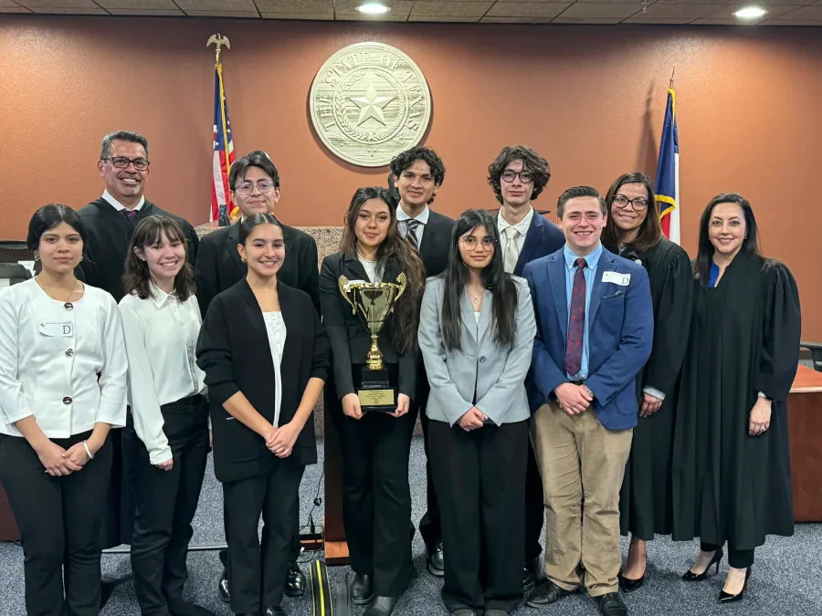 Northwest Early College High School awarded runner-up in Region 19 Mock Trial Competition. Photo courtesy of the El Paso DA’s Office.
