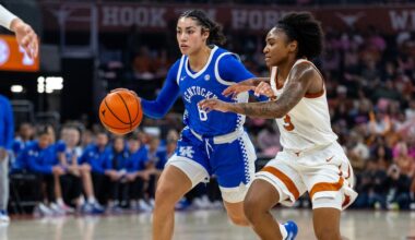 No. 18 Kentucky Wildcats fall on the road 64-53 to No. 4 Texas Longhorns