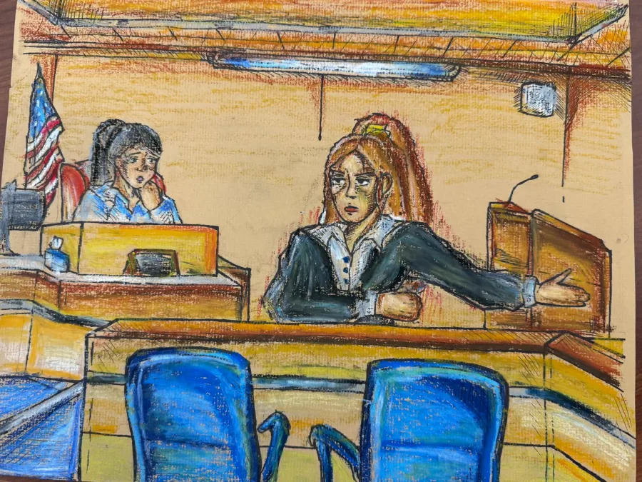 Diana Hernandez from Valle Verde ECHS named Best Classroom Artist. Photo courtesy of the El Paso DA’s Office.