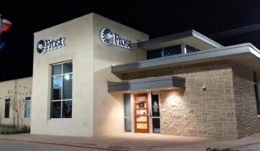 Exterior of Frost Bank