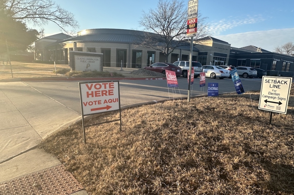 Election day for the Plano City Council Place 7 special election was Jan. 31. (Michael Crouchley/Community Impact)