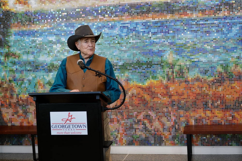 U.S. Rep. John Carter announced $3.5 million in federal funding will be dedicated to the waterline project. (Gracie Warhurst/Community Impact)