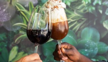 Pappalecco offers specialty coffees like the marocchino, a drink made with espresso and frothy milk topped with cocoa powder in a nutella-rimmed glass. (Courtesy Pappalecco)