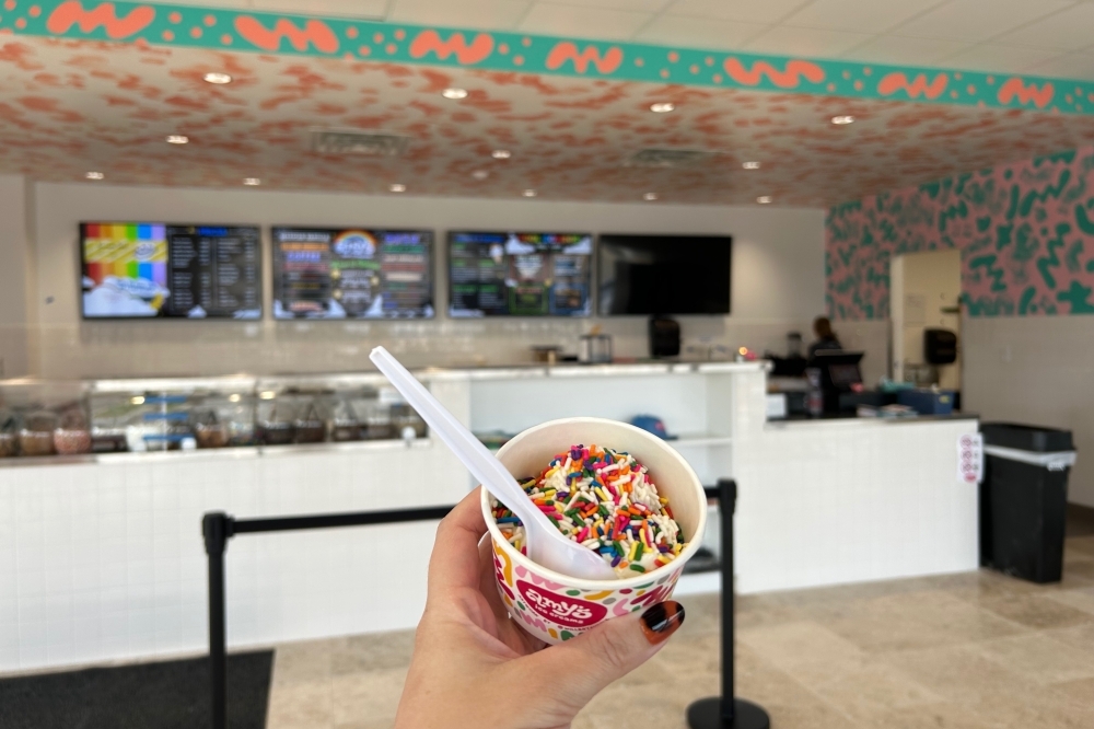 A new Amy's Ice Creams location is now open in Hutto. (Brooke Sjoberg/Community Impact)