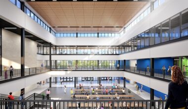 Construction on the new Richardson West Middle School is set to begin this summer. (Courtesy Glenn Partners)