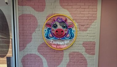 Signage at Mooo's Ice Cream