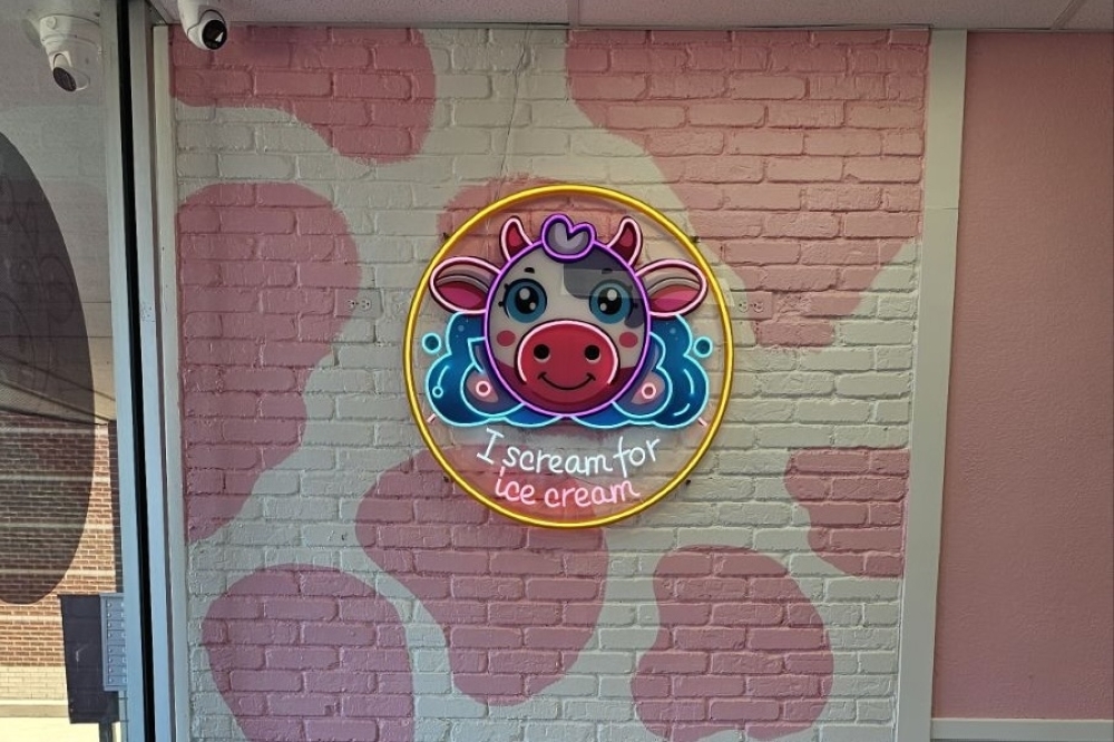 Signage at Mooo's Ice Cream