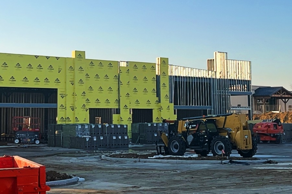 building under construction in Fort Worth