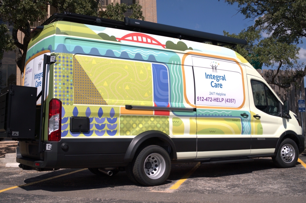 Integral Care mobile behavioral health van