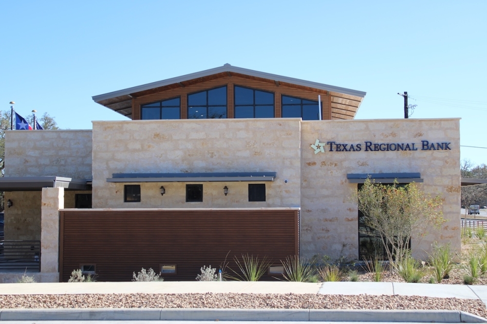 TRB's newest ground-up branch is located at 19 Herff Road in Boerne, near the city park. (Andrew Creelman/Community Impact)