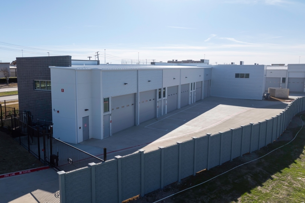Image of new luxury garage suites at Garages of America location in Allen