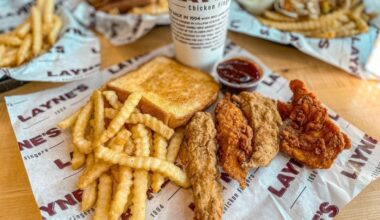 Layne's Chicken Fingers serves chicken finger meals, sandwich combos, family meals and milkshakes. (Courtesy Layne's Chicken Fingers)