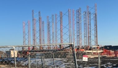 Construction photo of fire station
