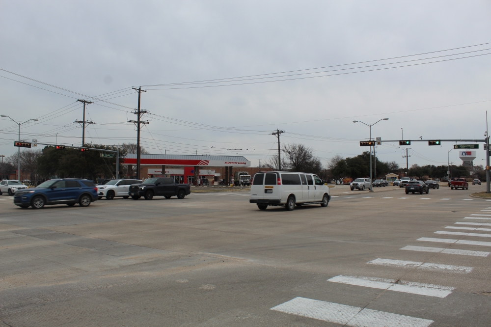The part of Custer Road set for concrete repairs stretches from SH 121 to Hedgcoxe Road. (Michael Crouchley/Community Impact)