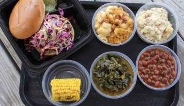 An image of the sides served at the business.