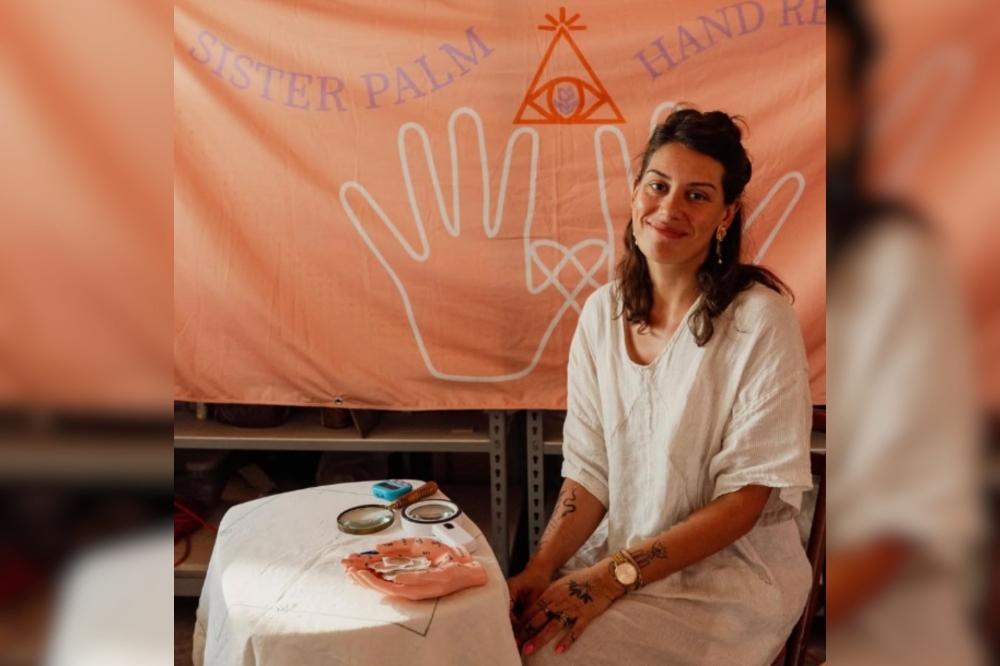 Sister Palm will host a palm reading event on Feb. 13 at Carpenter Hotel. (Courtesy Sister Palm)