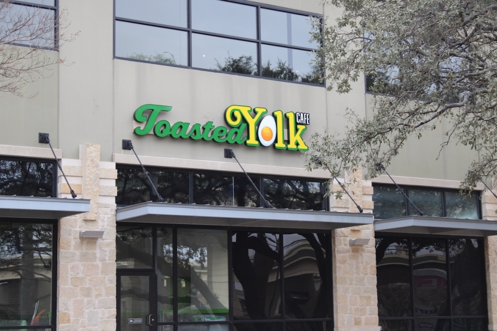 The Toasted Yolk's newest location will be at 18402 N. Hwy. 281, Ste. 101, inside the Legacy Shops development. (Andrew Creelman/Community Impact)