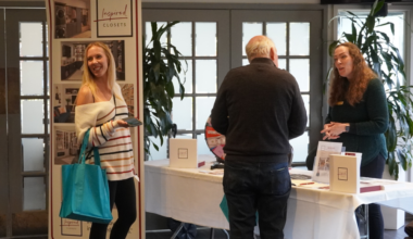 Woman smiling at Home Show