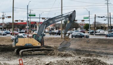 Crews began work Feb. 2 on a $23 million Gattis School Road improvement project in Round Rock, widening the corridor and upgrading intersections. (Manuel Holguin Jr./Community Impact)