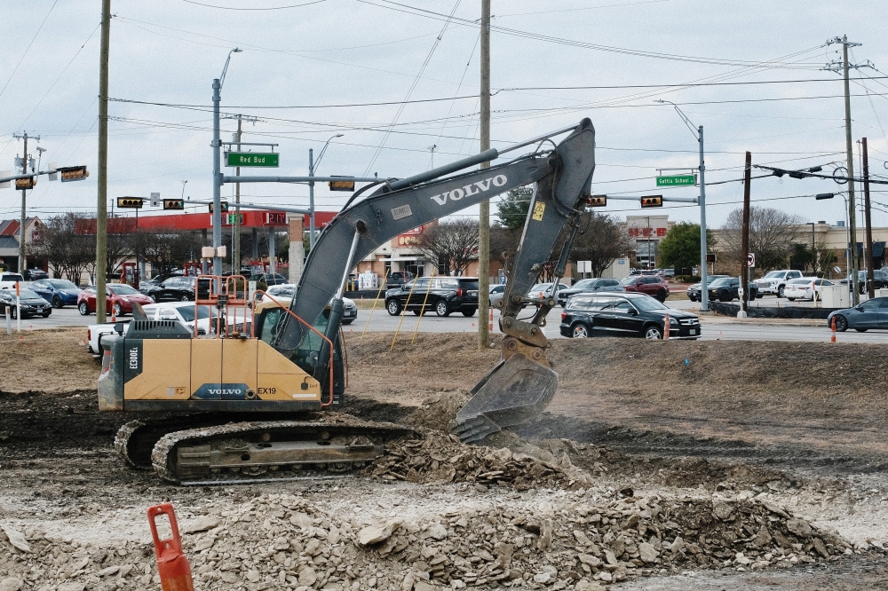 Crews began work Feb. 2 on a $23 million Gattis School Road improvement project in Round Rock, widening the corridor and upgrading intersections. (Manuel Holguin Jr./Community Impact)