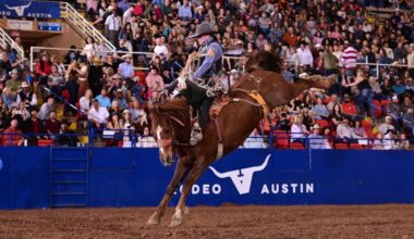 An image of a rodeo event.