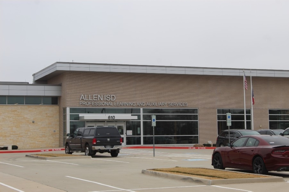 Image of Allen ISD Professional Learning and Auxiliary Services building
