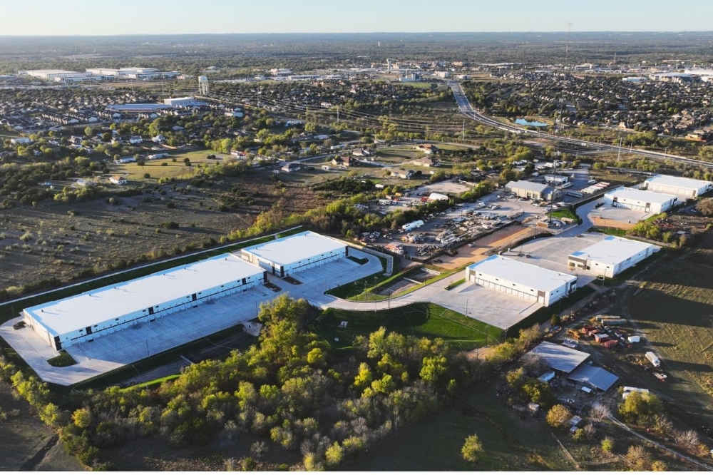 Major development projects are underway in Buda and Kyle, including the Tower Business Park, which recently became open to tenants. (Courtesy Balcones Real Estate Group)