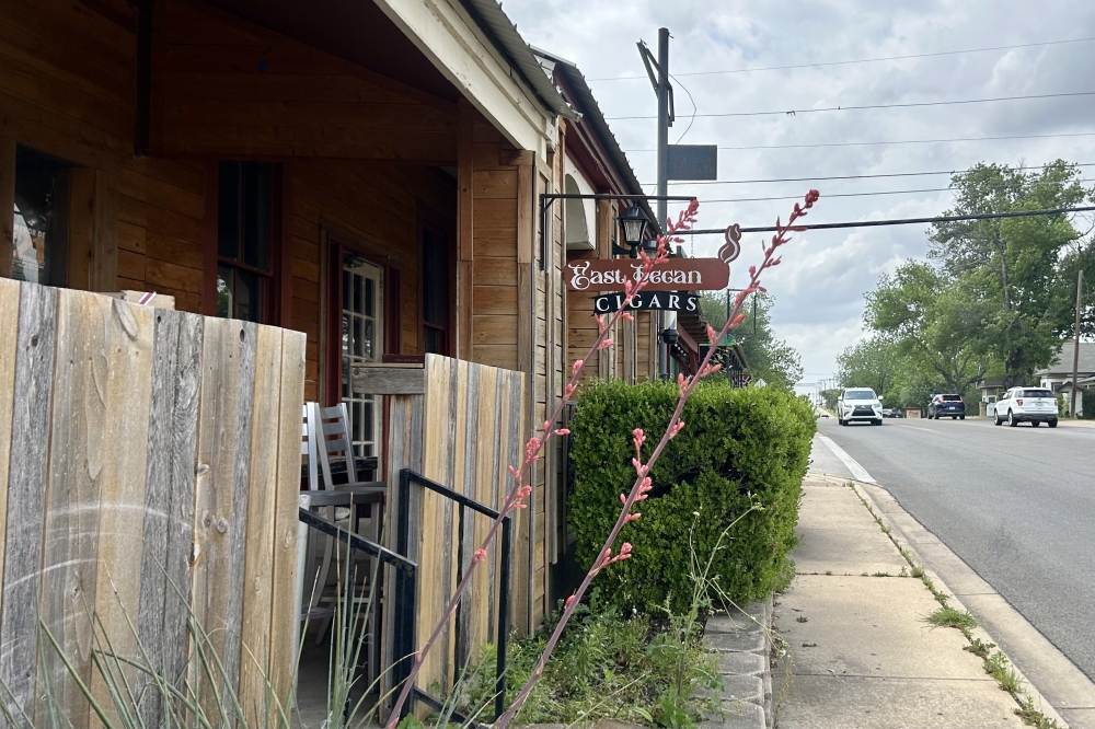 East Pecan Cigars plans to move from its current space to a larger building at 701 W. Pecan St. in Pflugerville. (Gracie Warhurst/Community Impact)