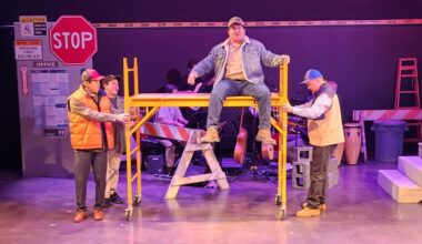 people performing on a stage